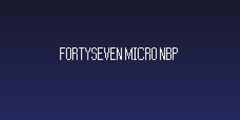 FortySeven Micro NBP Social Header