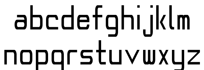 FortySeven NBP Font LOWERCASE