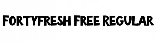 Fortyfresh Free Regular  免费字体下载