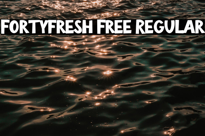 Fortyfresh Free Regular Example 2