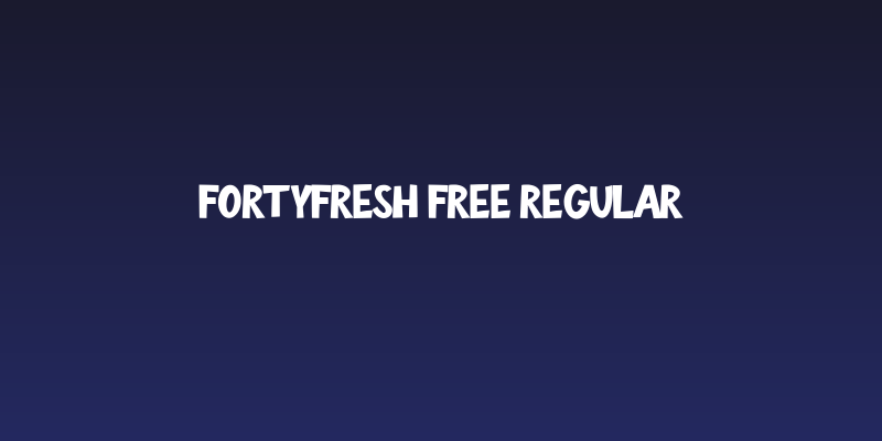 Fortyfresh Free Regular Social Header