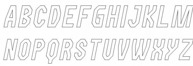 Fortzilla Light Italic Font Litere mari
