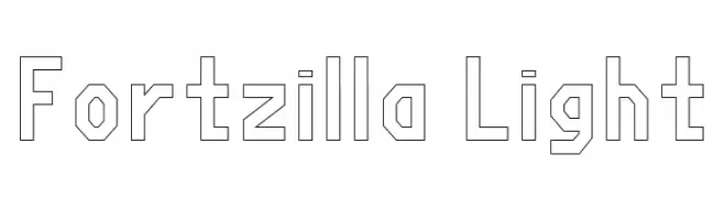 Fortzilla Light  Fuentes Gratis Descargar