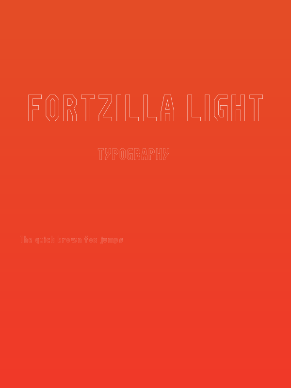 Fortzilla Light Poster