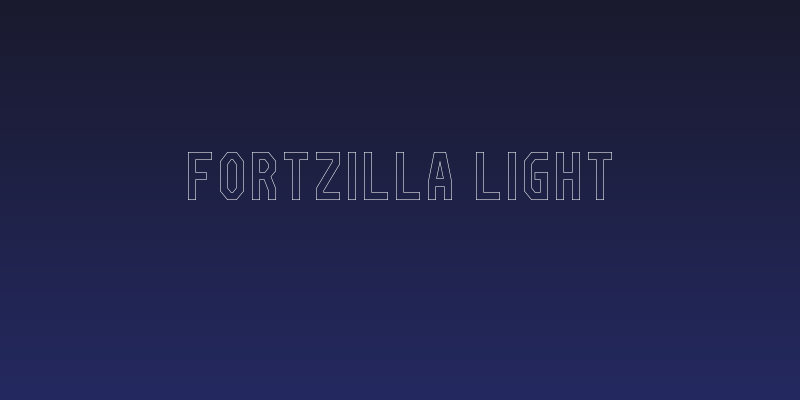 Fortzilla Light Social Header