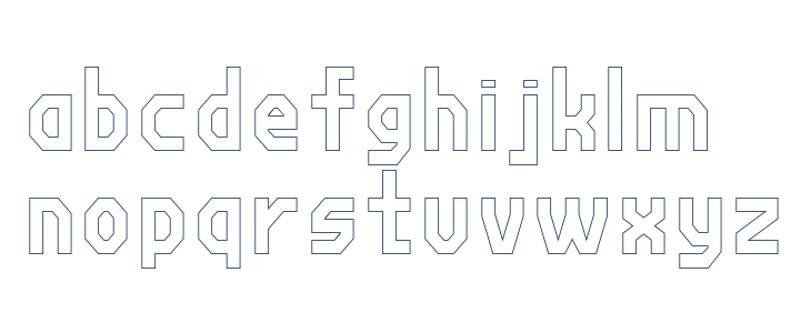 Fortzilla Light Lowercase