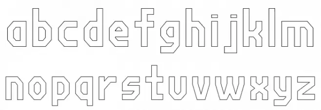 Fortzilla Light फ़ॉन्ट लोअरकेस