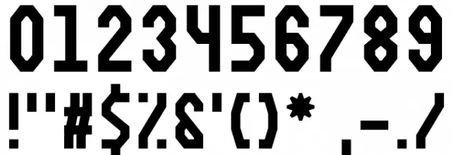 Fortzilla Font OTHER CHARS