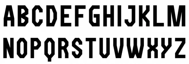 Fortzilla Font Litere mari