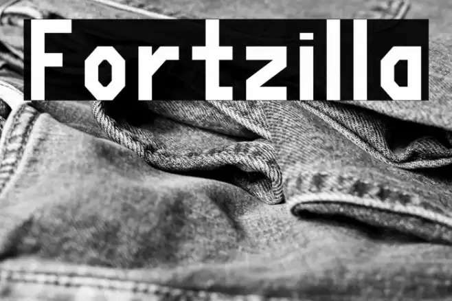 Fortzilla Font examples