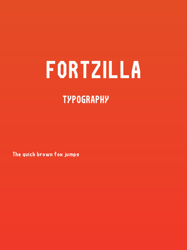 Fortzilla Poster