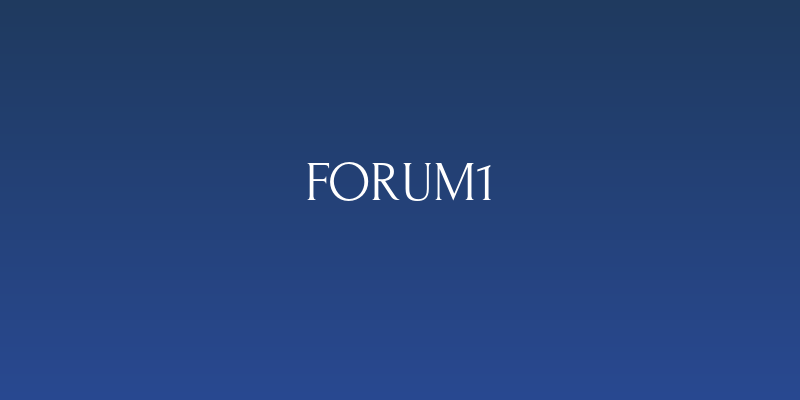Forum1 Social Header