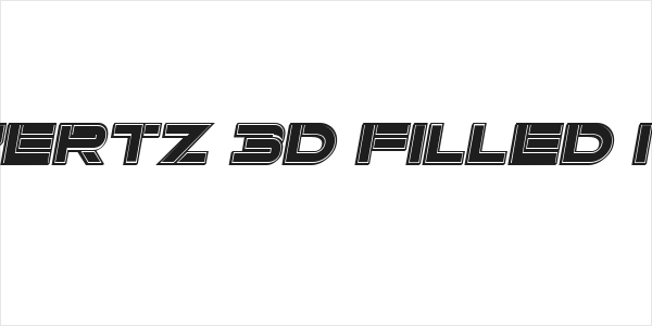 Forvertz 3D Filled Italic Logo