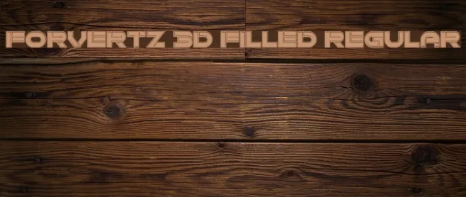 Forvertz 3D Filled Regular Example 1
