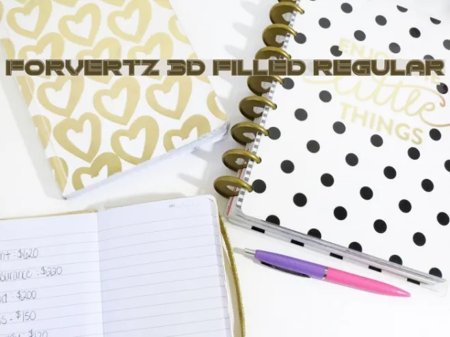 Forvertz 3D Filled Regular Example 2