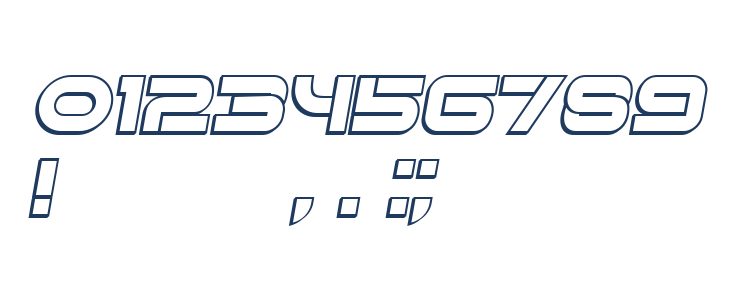 Forvertz 3D Italic Other Characters