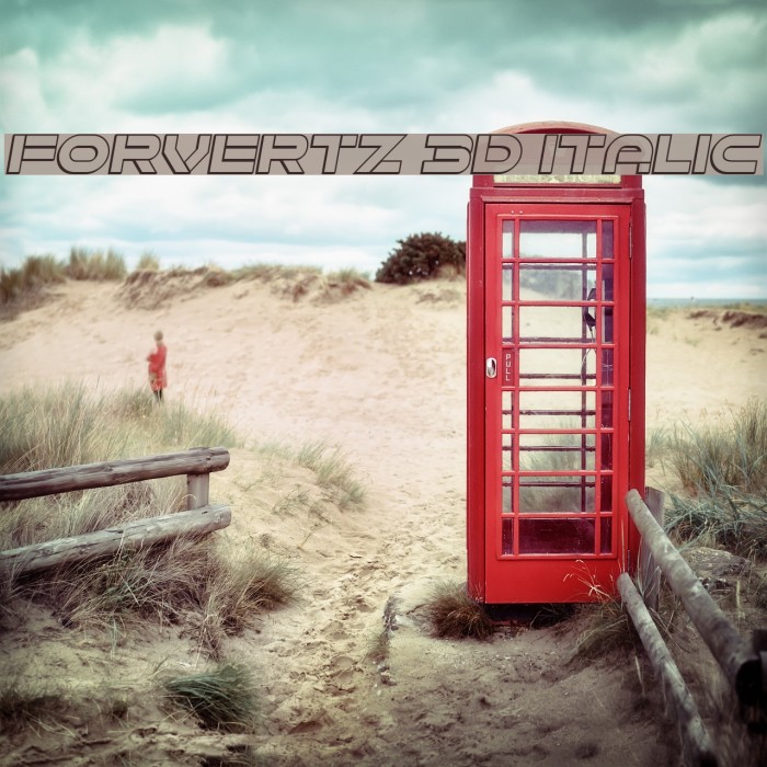 Forvertz 3D Italic Example 3