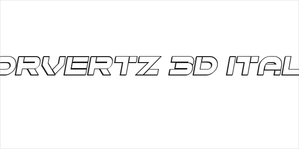 Forvertz 3D Italic Logo