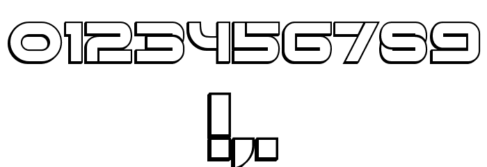 Forvertz 3D Regular Font OTHER CHARS