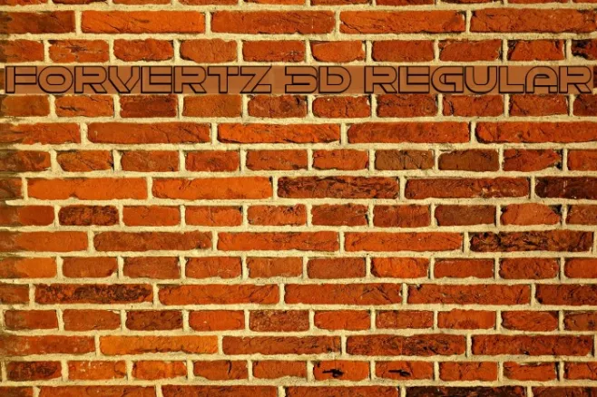 Forvertz 3D Regular Example 2