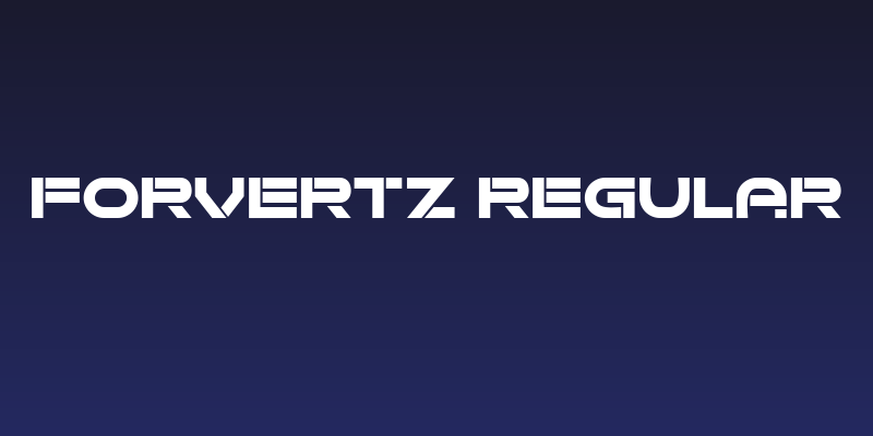 Forvertz Regular Social Header
