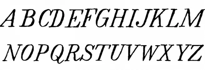 Forward Serif PERSONAL Regular 字体 大写