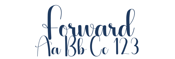 Forward Font Preview