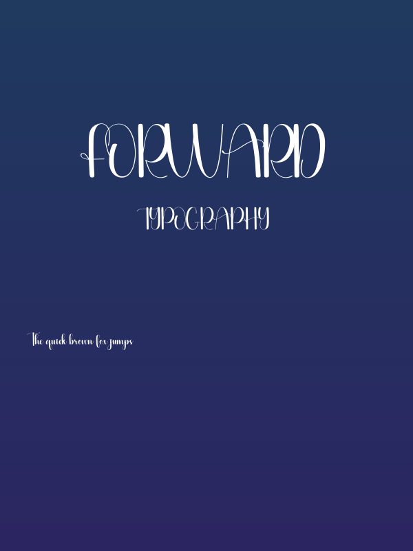 Forward Poster