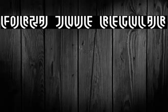Forza Juve Regular Font examples