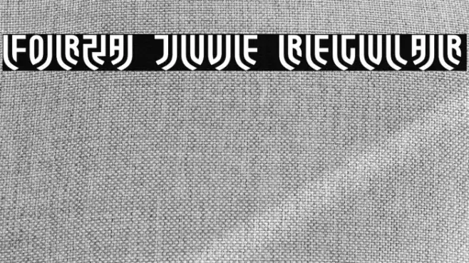 Forza Juve Regular Font examples