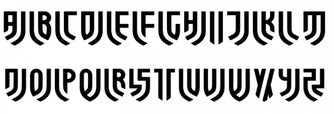 Forza Juve Regular Schriftart Kleinbuchstaben