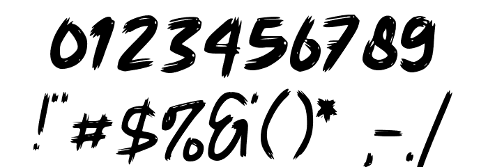 Forza Font OTHER CHARS