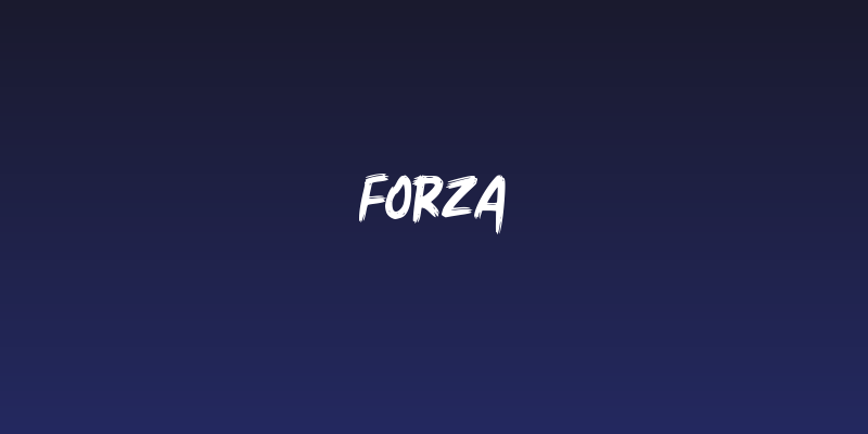 Forza Social Header