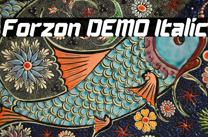 Forzon DEMO Italic Example 1