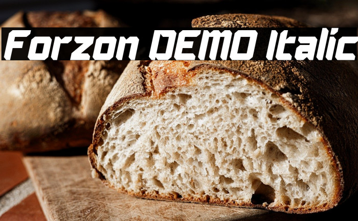 Forzon DEMO Italic Example 3