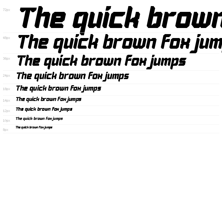 Forzon DEMO Italic Waterfall