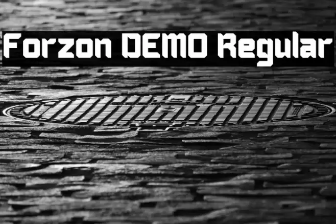 Forzon DEMO Regular Caratteri examples