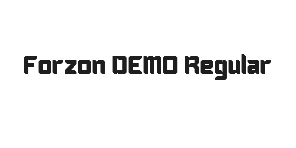 Forzon DEMO Regular Logo