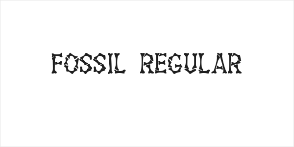 Fossil Regular Logo