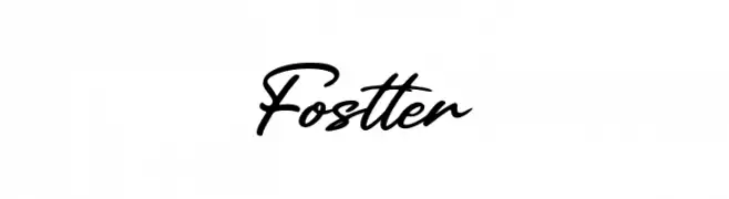 Fostter  フリーフォントのダウンロード