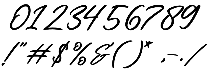 Fostter Font OTHER CHARS