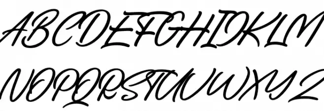 Fostter 字体 大写