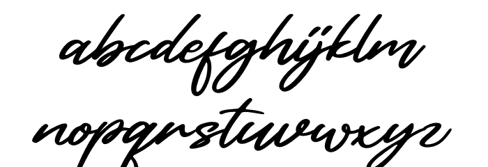 Fostter Font LOWERCASE