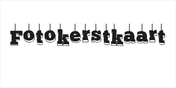 Fotokerstkaart Logo