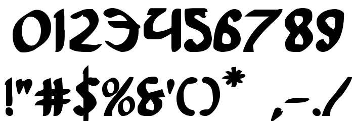 Foucault Bold Font OTHER CHARS