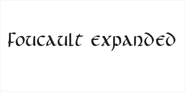 Foucault Expanded Logo