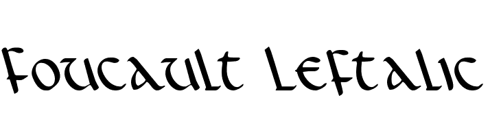 Foucault Leftalic  لخطوط تنزيل