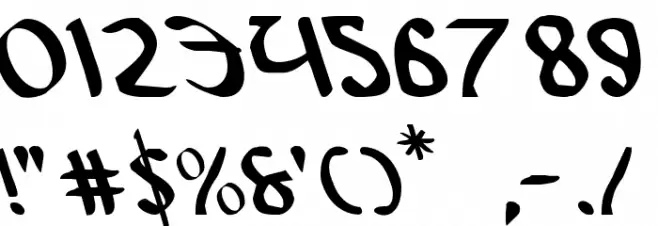 Foucault Leftalic Font OTHER CHARS