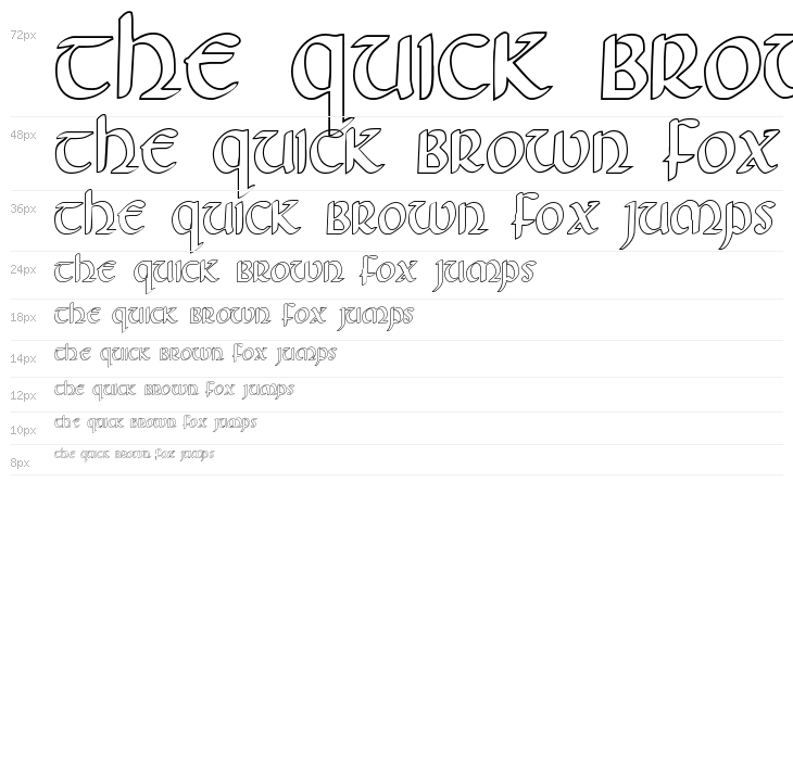 Foucault Outline Waterfall