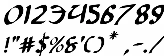 Foucault Rotalic Font OTHER CHARS